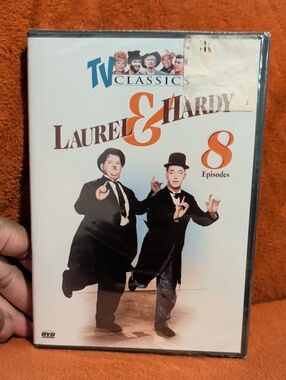 Classic Laurel & Hardy DVD - White & Orange Cover
